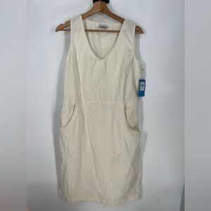 Colombia Linen Dress New With Tag Cream White